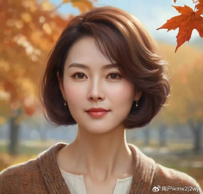 中年女性发型怎么选,侧分波波头很不错,知性时尚显气质