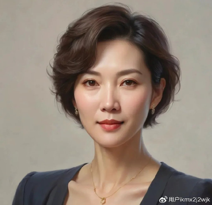 中年女性发型怎么选,侧分波波头很不错,知性时尚显气质