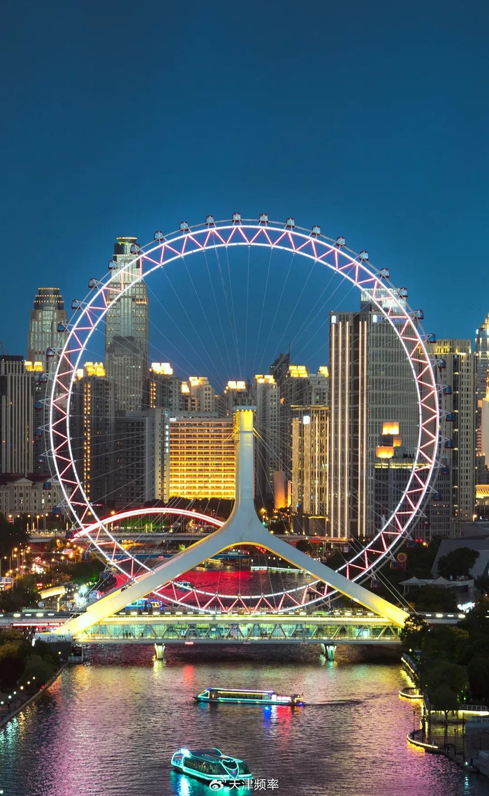 登摩天轮俯瞰海河两岸|摩天轮|海河|两岸_新浪新闻