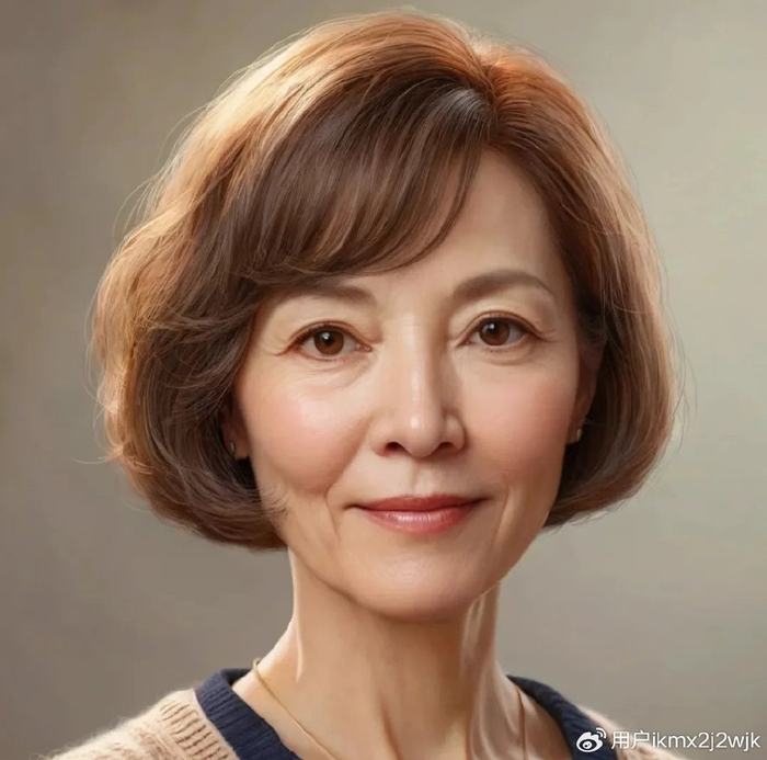 中年女性发型怎么选,侧分波波头很不错,知性时尚显气质