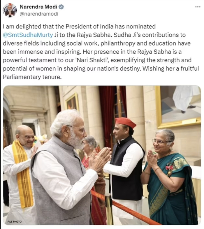 英国首相的富豪岳母当上了印度议会议员,称女儿让苏