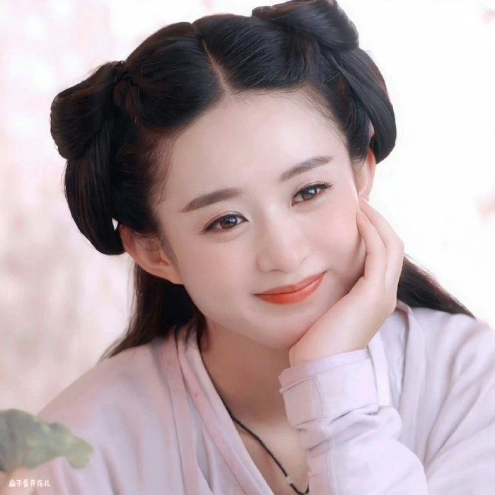 赵丽颖花千骨好可爱的小骨头!圆脸天花板