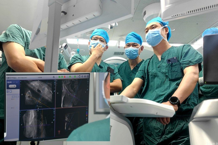 新晨医院完成黄山首台骨盆骨折机器人辅助下闭合复位螺钉内固定手术