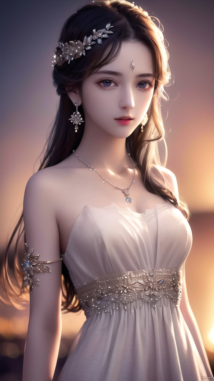 竖屏-古风特写电脑ai绘画图集动漫卡通二次元穿搭手机高清壁纸|二次元