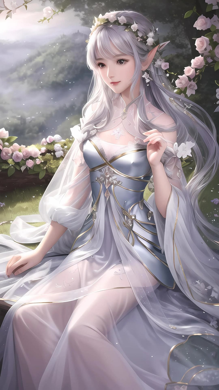 横竖屏-古风类电脑ai绘画图集动漫卡通二次元穿搭手机高清壁纸|二次元