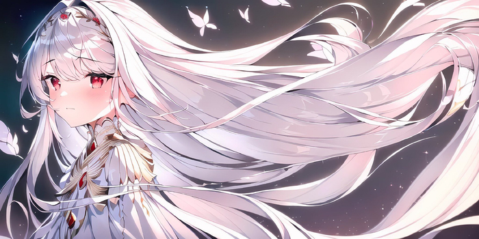 漫画风手绘唯美图集ai绘画美女高清电脑壁纸手机二次元动漫合集38p