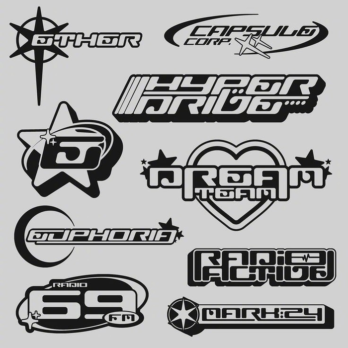 潮流字体logo设计收藏起来