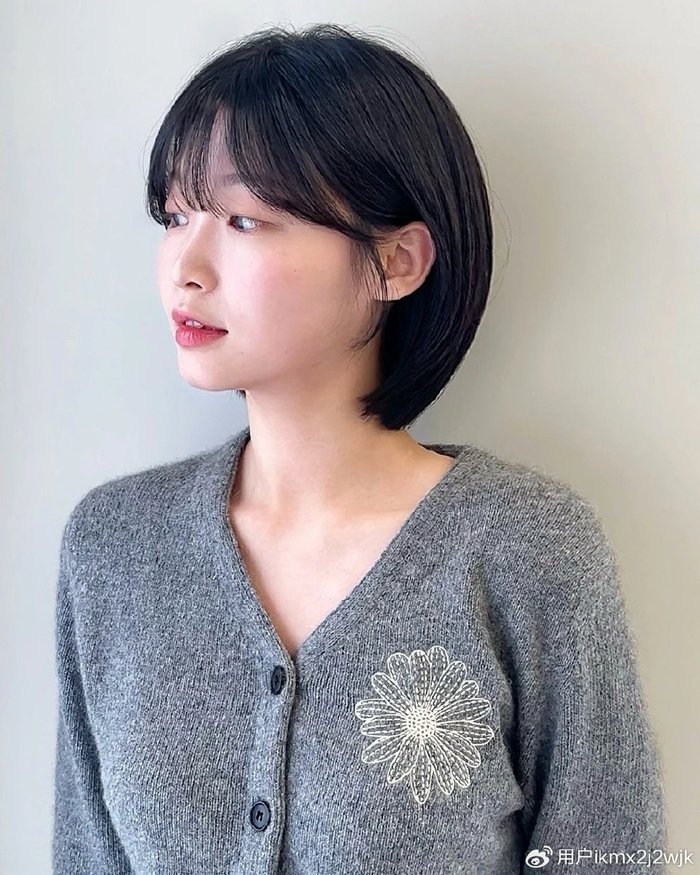 挂耳波波头,时尚与质感完美融合的发型,你喜欢吗