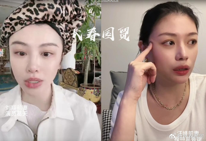 刘翔前妻葛天和汪峰前妻葛荟婕,二人长得像吗?