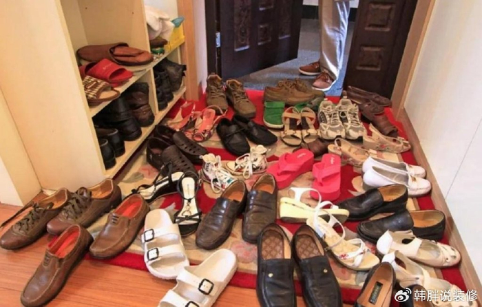 一,鞋子乱七八糟放门口