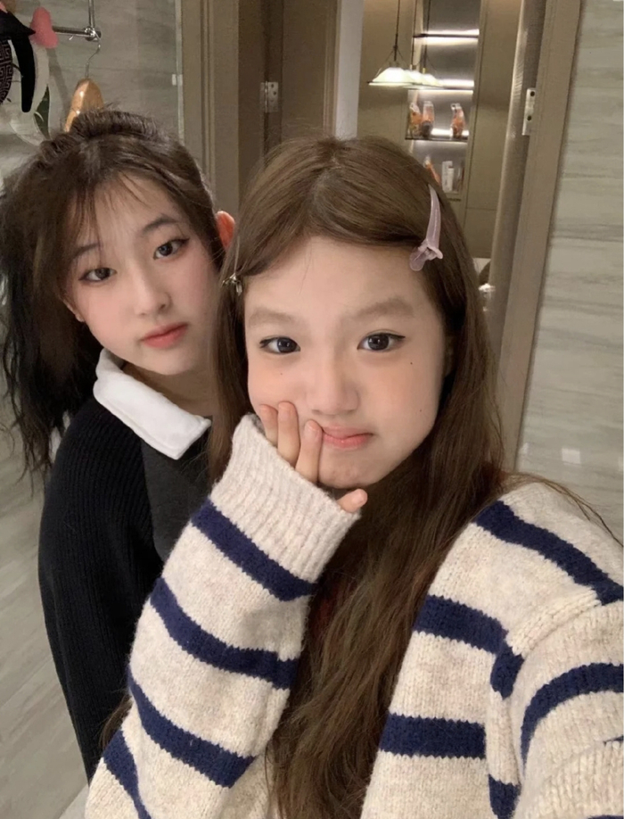 钟丽缇14岁二女儿既染发又染眉毛，网友直呼太奇怪，担心其学习成绩