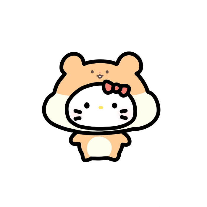 百变hellokitty可爱头像拿图吱声哦