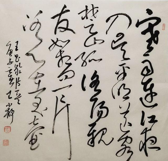 书法家王小静以诗书致敬奋战在一线的抗疫英雄