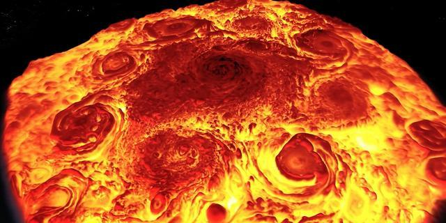 木星发现“六眼风暴”，天文学家：风暴面积跟美国一样大