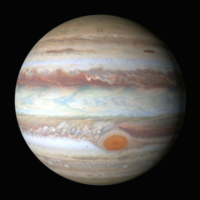 木星发现“六眼风暴”，天文学家：风暴面积跟美国一样大