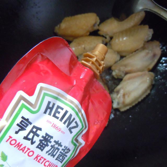 酸酸甜甜最开胃——茄汁烧鸡翅