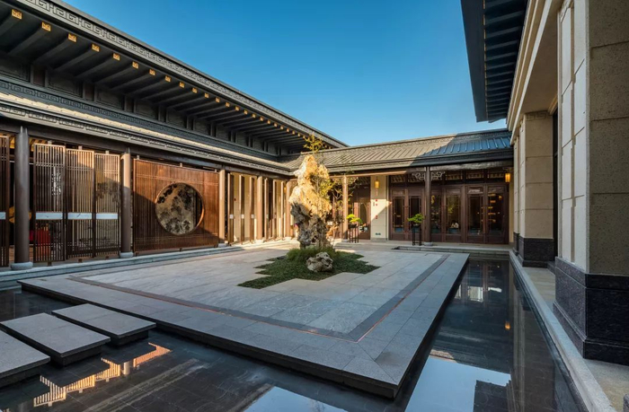 20个新中式庭院,让诗与远方从这里走进我们的生活|建筑|房产_新浪新闻