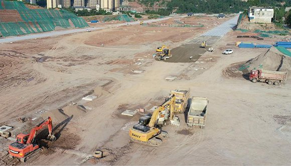 马鞍都市山水廊道初具雏形。图片来源：恩阳区融媒体中心