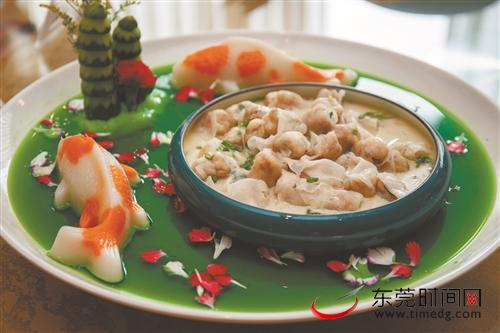 ■鱼包是东莞水乡的代表性美食。图为中堂鱼包