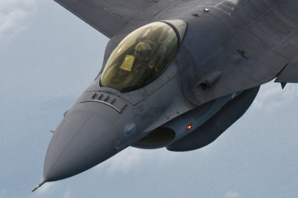 ▲资料图片：F-16战机（新华社）