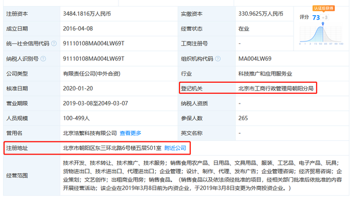 ▲信息来源：天眼查