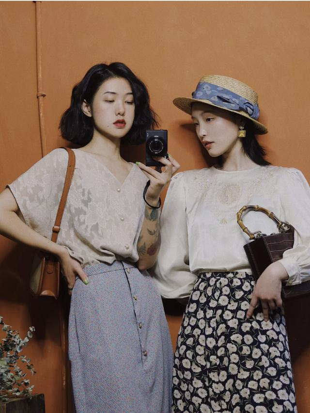 vintage的复古装扮,选服装就是要别出心裁,古着风才能玩出彩