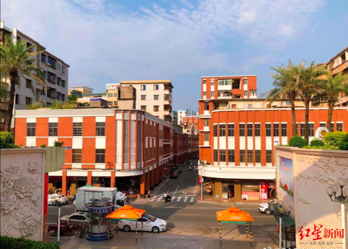 ▲大北路商业街改造后