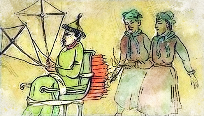 万户:“世界航天梦想第一人”,月球有一座环形山以他的名字命名|火箭|火器|火药|火龙|纸筒_新浪新闻