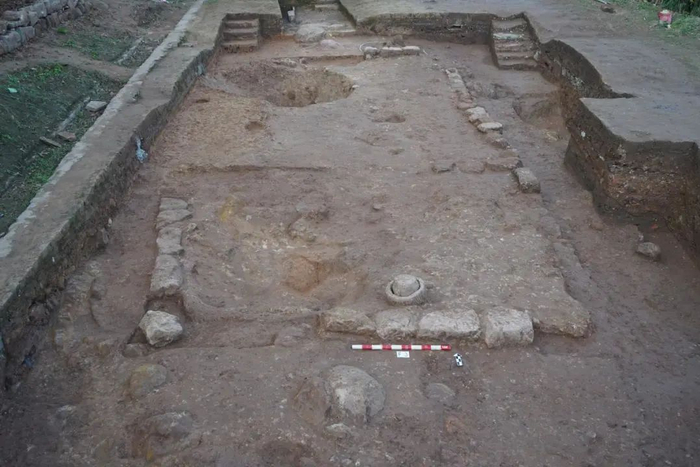 出土的房址。重庆市文化遗产研究院供图