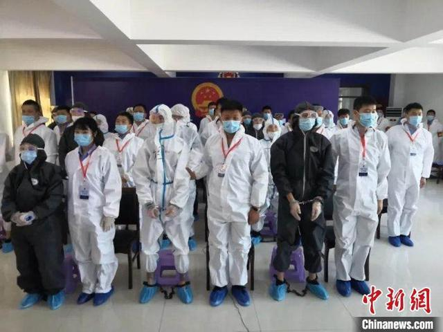 　庭审现场。 山西省高院 供图