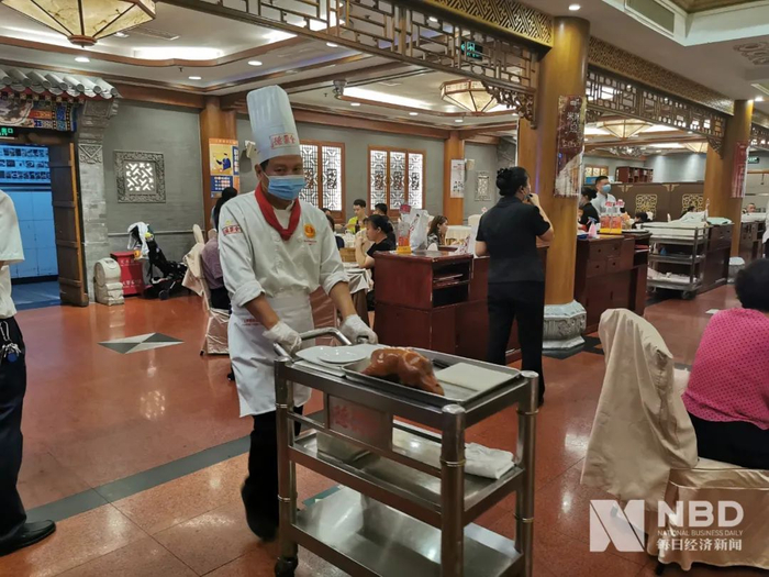 ▲全聚德门店内景。图片来源：每经记者 李诗琪 摄