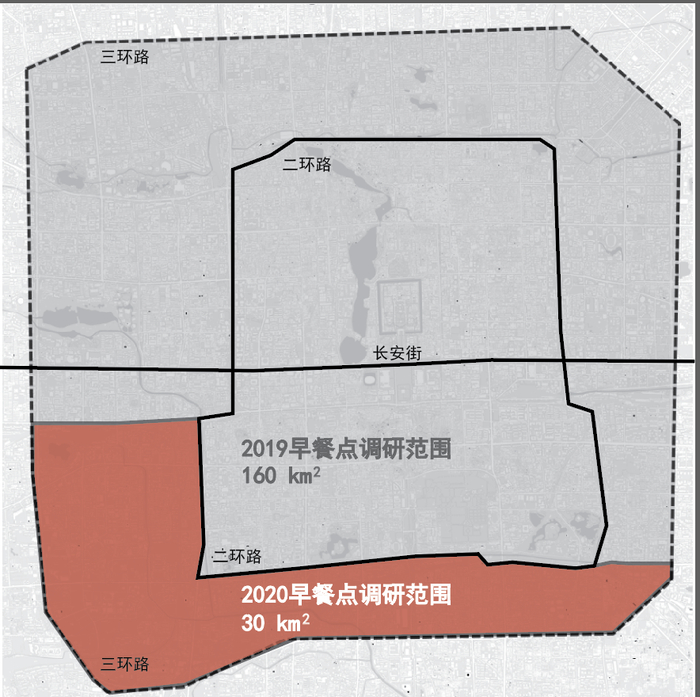 图1，2019年初次调研与2020年二次调研的覆盖范围。 本文图片均来自作者