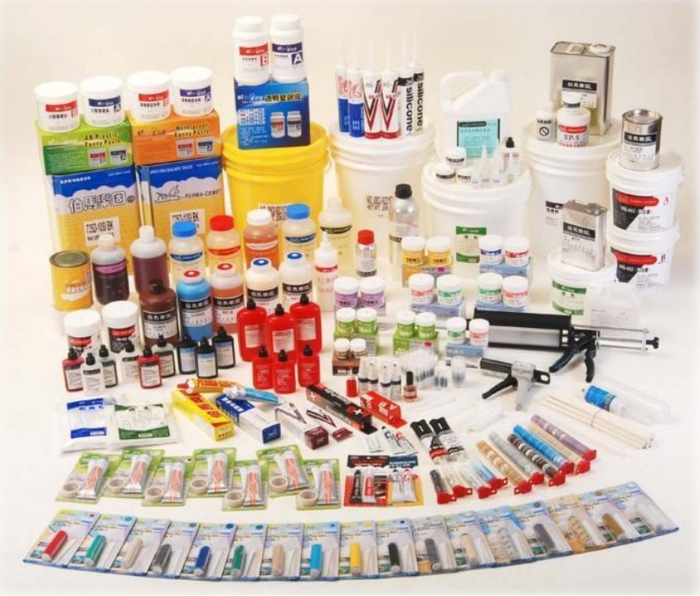 （胶粘剂种类繁多，图片源自网络）