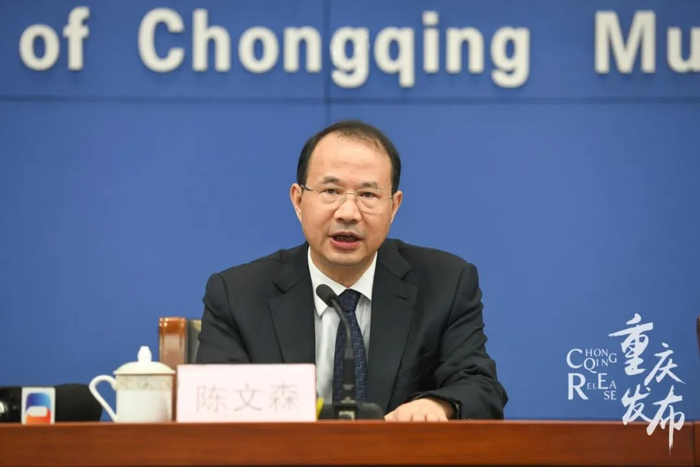 陈文森回答记者提问 邹乐 摄