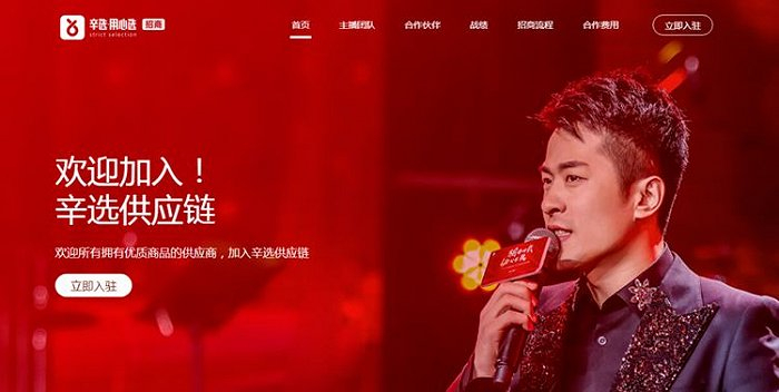 图片来源：辛选供应链官网截图