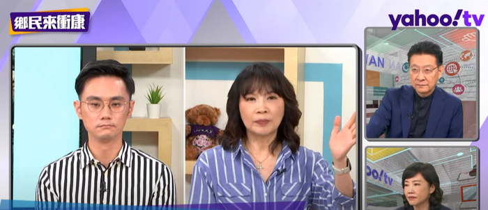 陈凤馨反驳蔡沐霖 （视频截图）