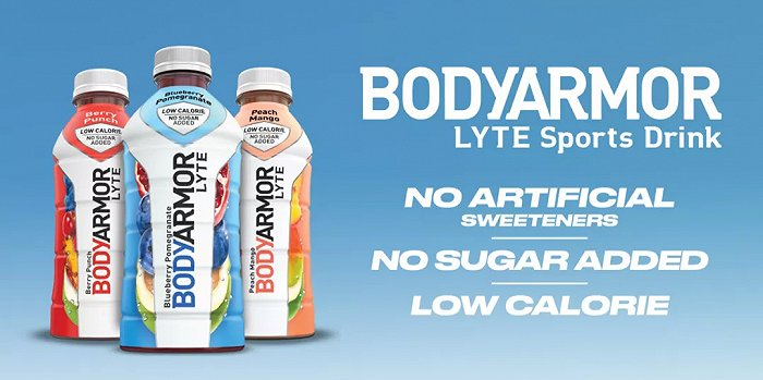 图片来源：drinkbodyarmor.com/lyte-sports-drink/
