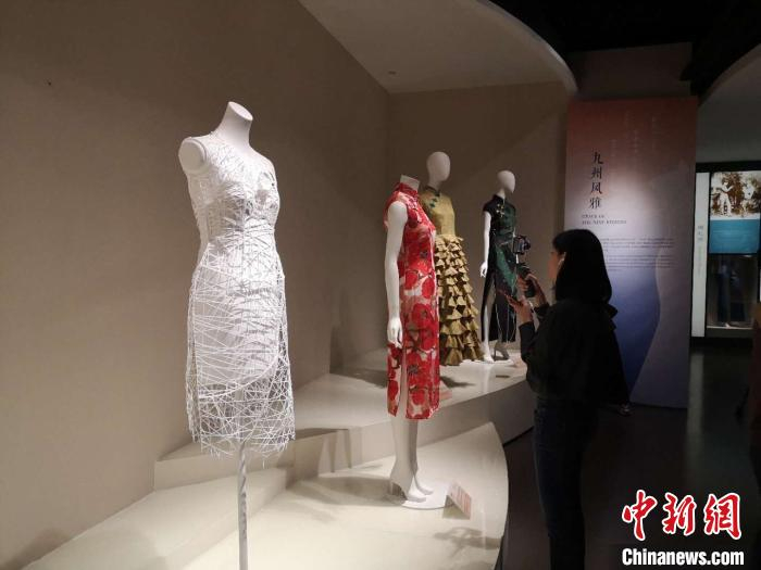 展览现场。　童笑雨 摄