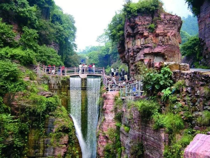 万仙山的人家|绝壁长廊_新浪新闻