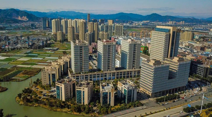 瓯海眼镜小镇。苏巧将 摄 温州市委宣传部供图。