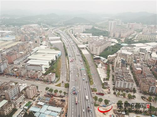■9月30日，常虎、龙大高速公路大岭山互通立交开通运营 东莞交投集团供图