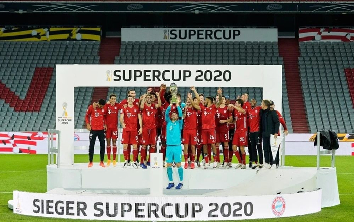 拜仁夺得2020年德国超级杯冠军。图/央视网体育