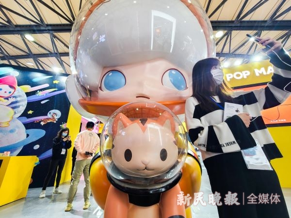 图说：展览会现场 新民晚报记者 陈梦泽 摄