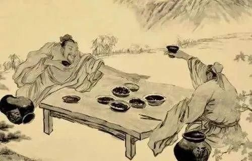 杜康造酒刘伶醉