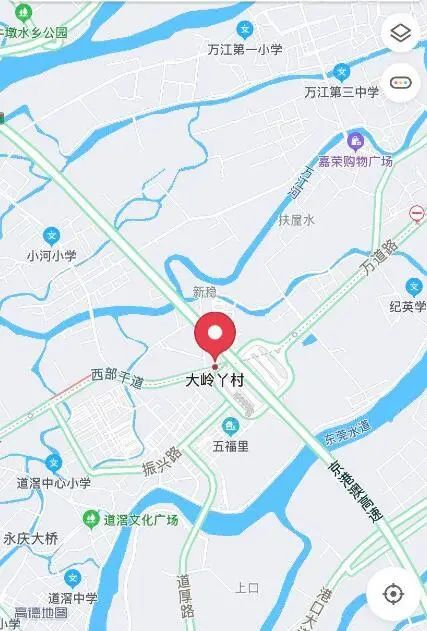 △道滘大岭丫村位置