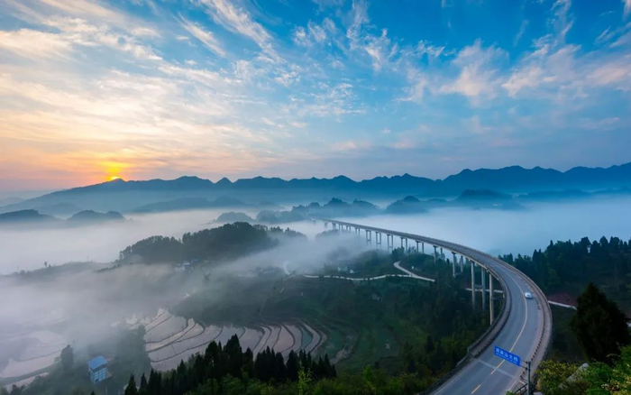 周家山大桥 渝北区委网信办供图