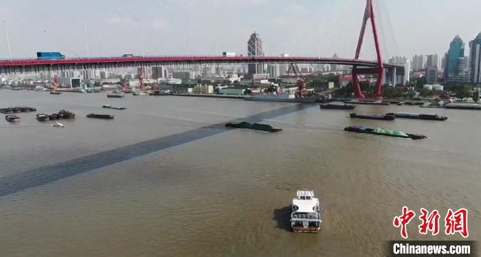 经过专项整治，黄浦江区域通航环境进一步改善。上海海事局供图