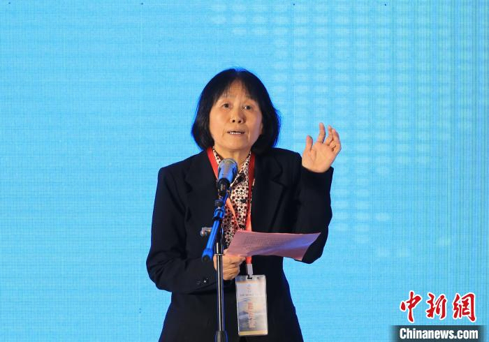 王玲发言现场。　刘海波 摄