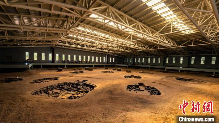 图为哈民遗址展示馆。　宋璇 摄