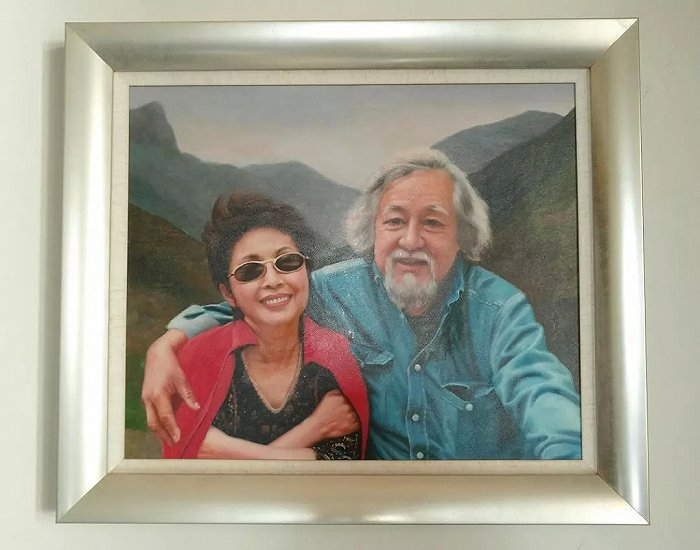 郑大明（左）与黄世华（右），老爷子当时在美国，没能采访到（本人供图）